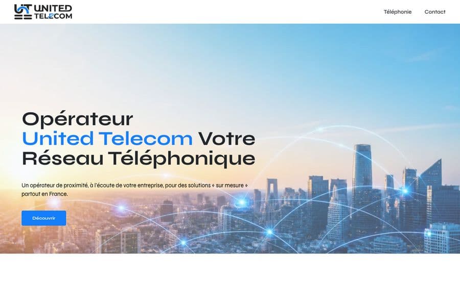 United Telecom — Business telecom operator: plans, coverage, contact.